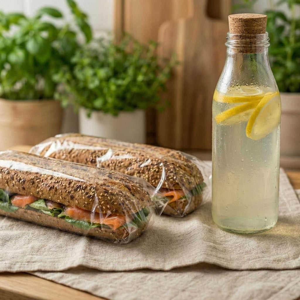 Chef 101 Clear Plastic Sandwich Wrap - High Clarity - 15 3/4" x 11 3/4" - 100 count box