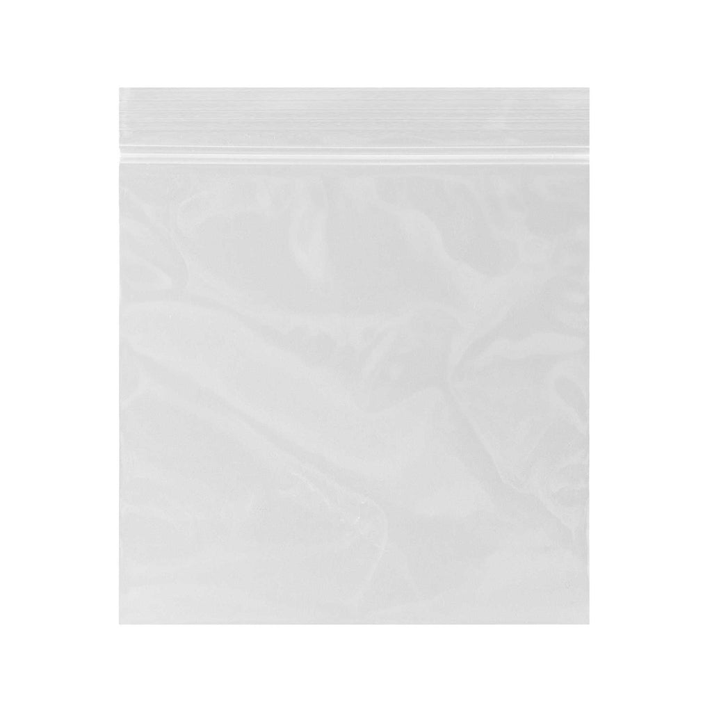 Bag Tek Clear Plastic Zip Bag - BPA-Free, High Clarity - 4" x 4" - 100 count box