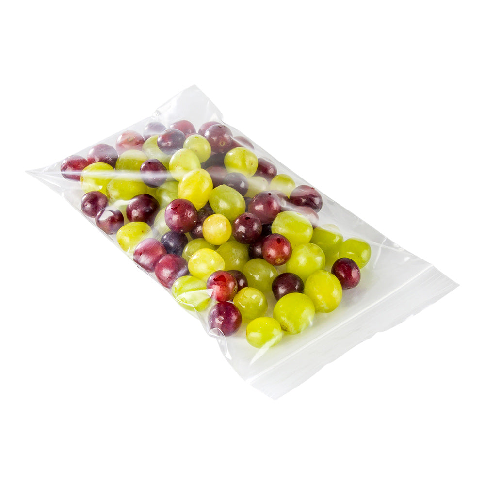Bag Tek Clear Plastic Zip Bag - BPA-Free, High Clarity - 5" x 8" - 100 count box