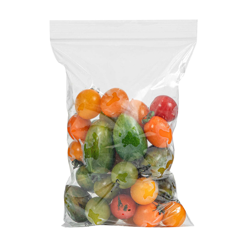 Bag Tek Clear Plastic Zip Bag - BPA-Free, High Clarity - 6" x 9" - 100 count box