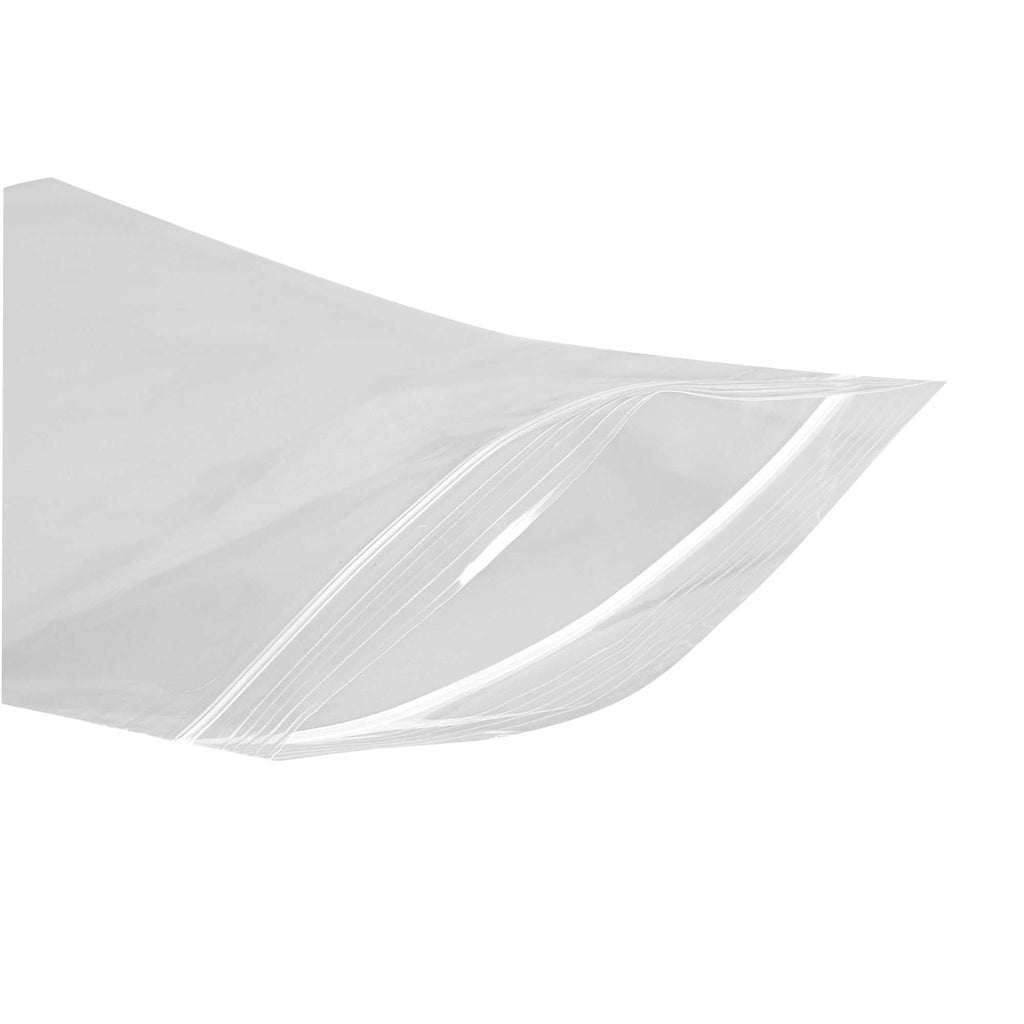 Bag Tek Clear Plastic Zip Bag - BPA-Free, High Clarity - 6" x 9" - 100 count box