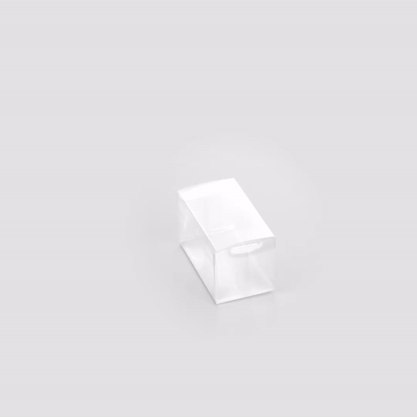 Sweet Vision Clear Plastic Candy Box - Tuck Top, with Sleeve - 1 1/2" x 1 1/2" x 2 3/4" - 100 count box