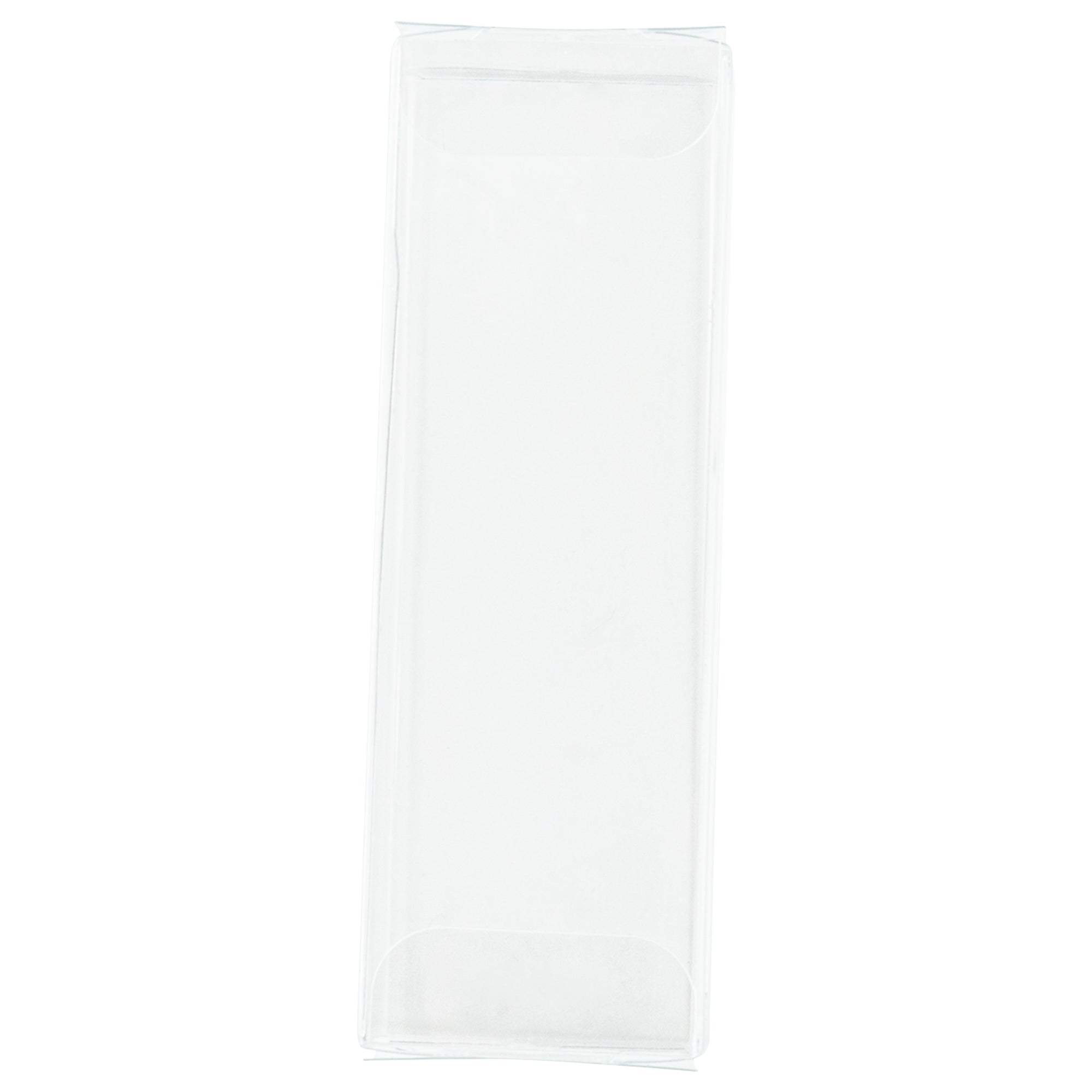 Sweet Vision Clear Plastic Candy Box - Tuck Top, with Sleeve - 1 1/2" x 1 1/2" x 4 1/4" - 100 count box