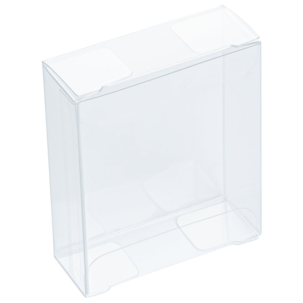 Sweet Vision Square Clear Plastic Candy Box - 2 1/2" x 1" x 3" - 100 count box