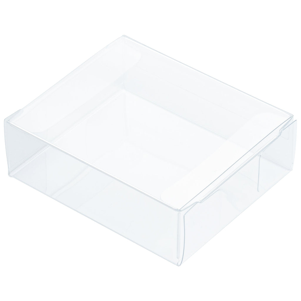 Sweet Vision Square Clear Plastic Candy Box - 2 1/2" x 1" x 3" - 100 count box