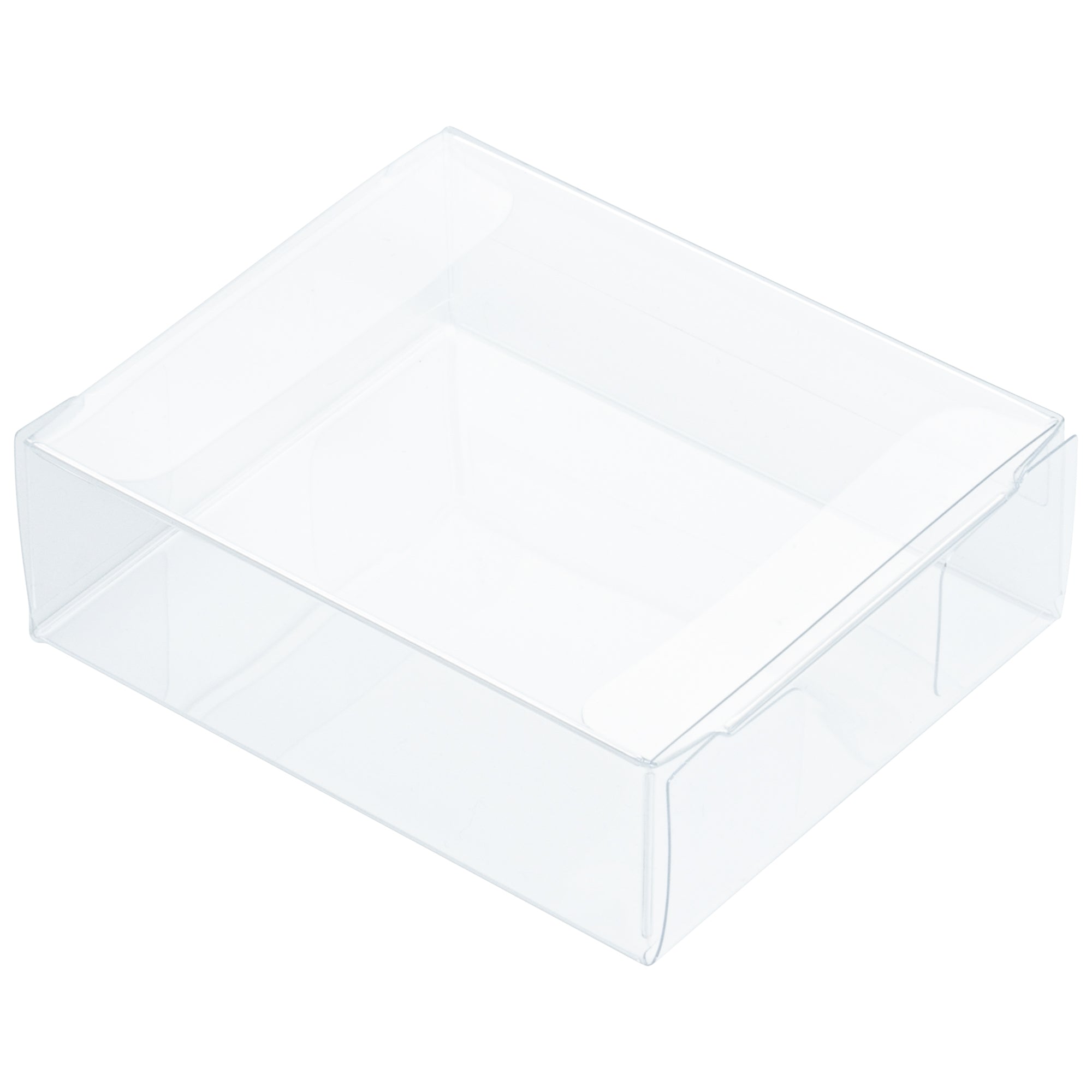 Sweet Vision Square Clear Plastic Candy Box - 2 1/2" x 1" x 3" - 100 count box