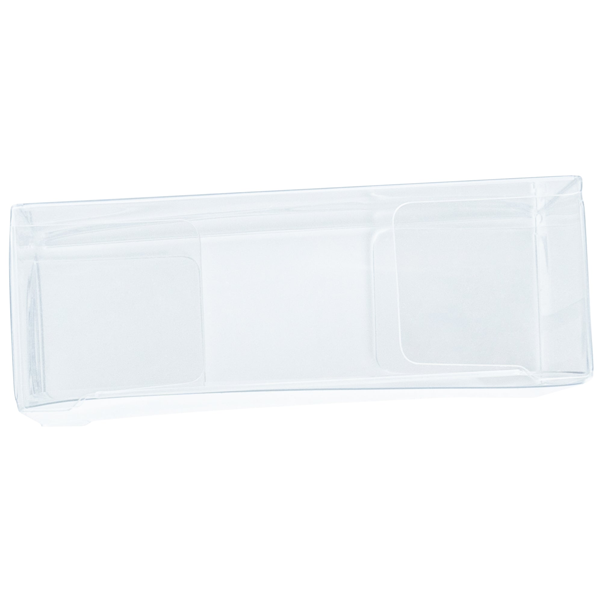 Sweet Vision Square Clear Plastic Candy Box - 3 1/4" x 1 x 3 1/4" - 100 count box