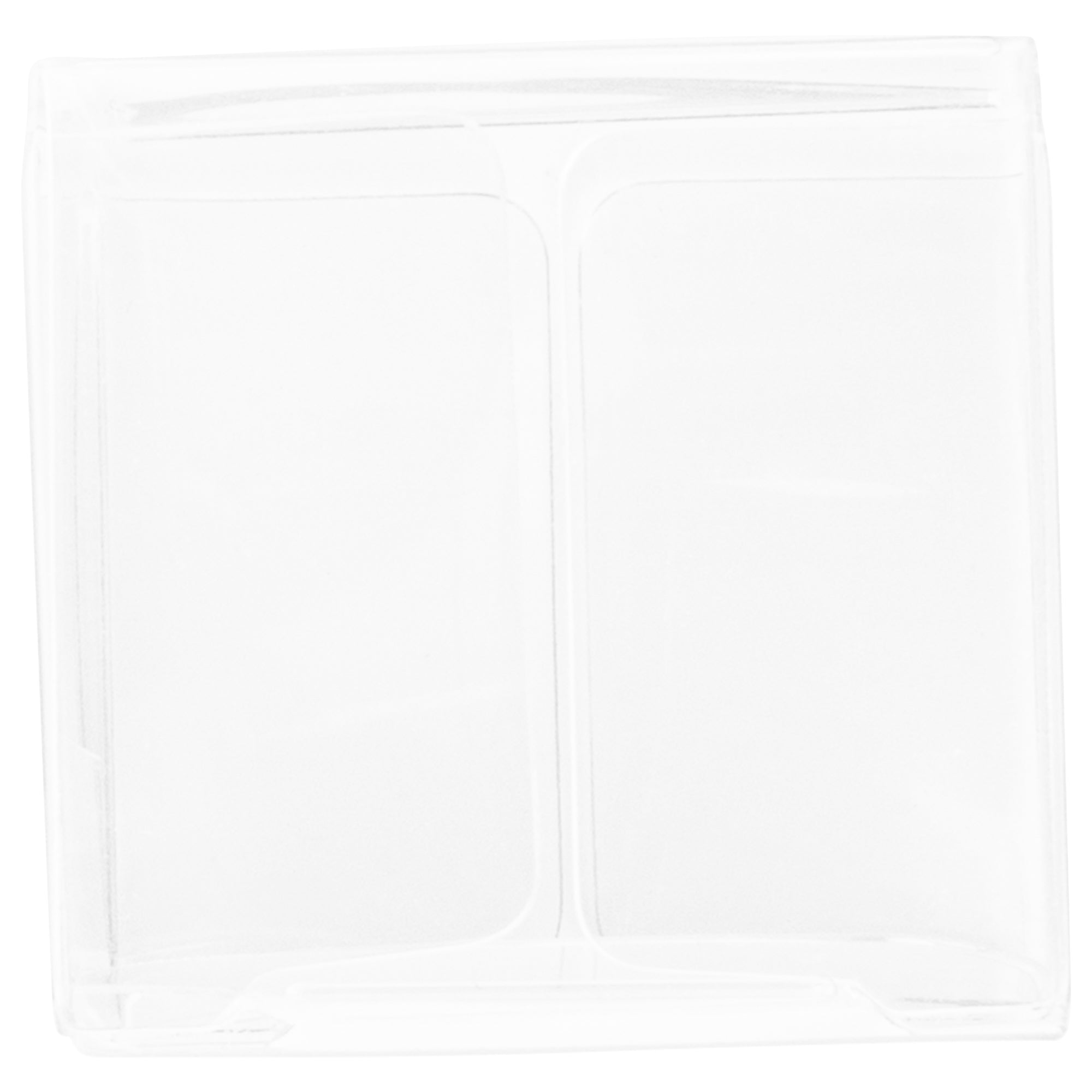 Sweet Vision Cube Clear Plastic Favor Box - Folding Top - 1 1/2" x 1 1/2" x 1 1/2" - 100 count box