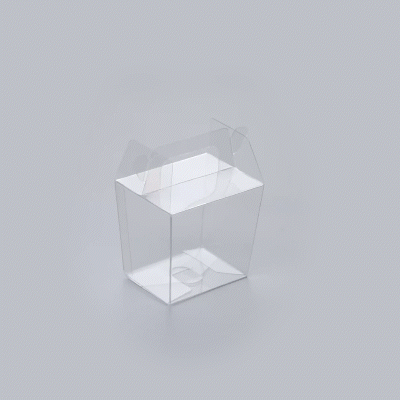 Sweet Vision Clear Plastic Take Out Box - with Handle - 3 1/4" x 2 1/2" x 4 1/2" - 100 count box