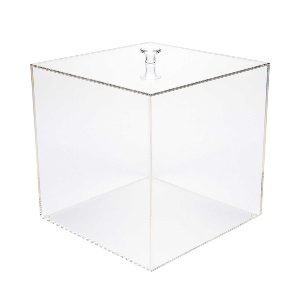 Clear Tek Clear Acrylic Large Candy Container - Display Box - 7 3/4" x 7 3/4" x 7 3/4" - 1 count box