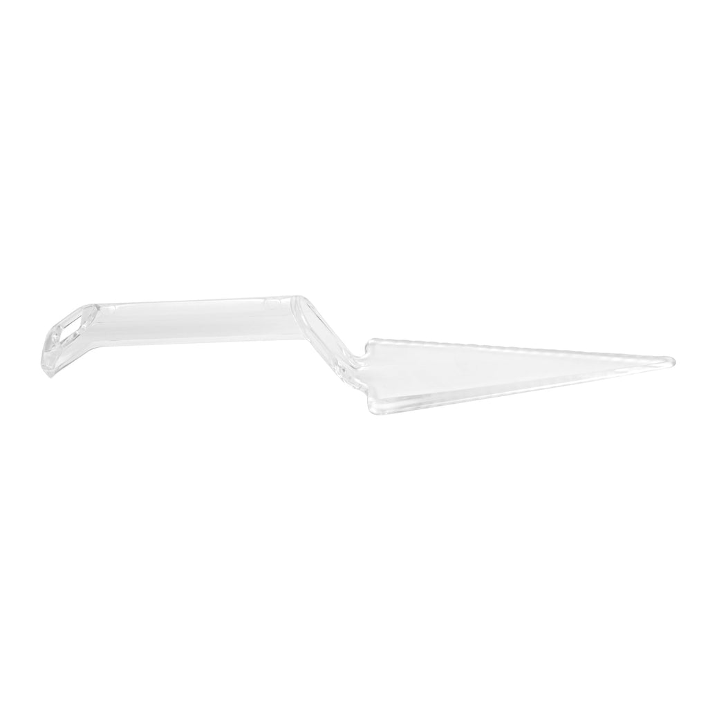 Cater Tek Clear Plastic Cake Server - Recyclable - 10" x 2" x 1" - 10 count box