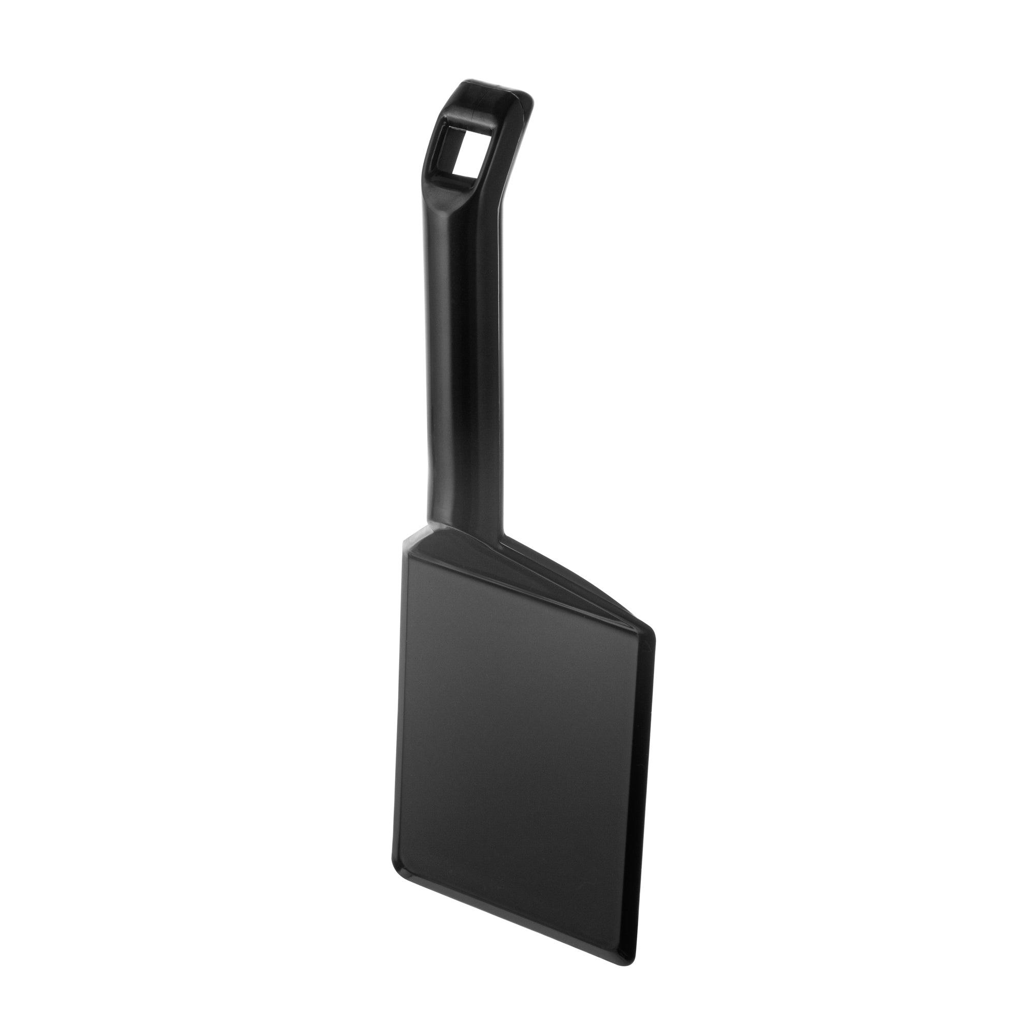 Cater Tek Black Plastic Serving Spatula - Recyclable - 10" - 100 count box