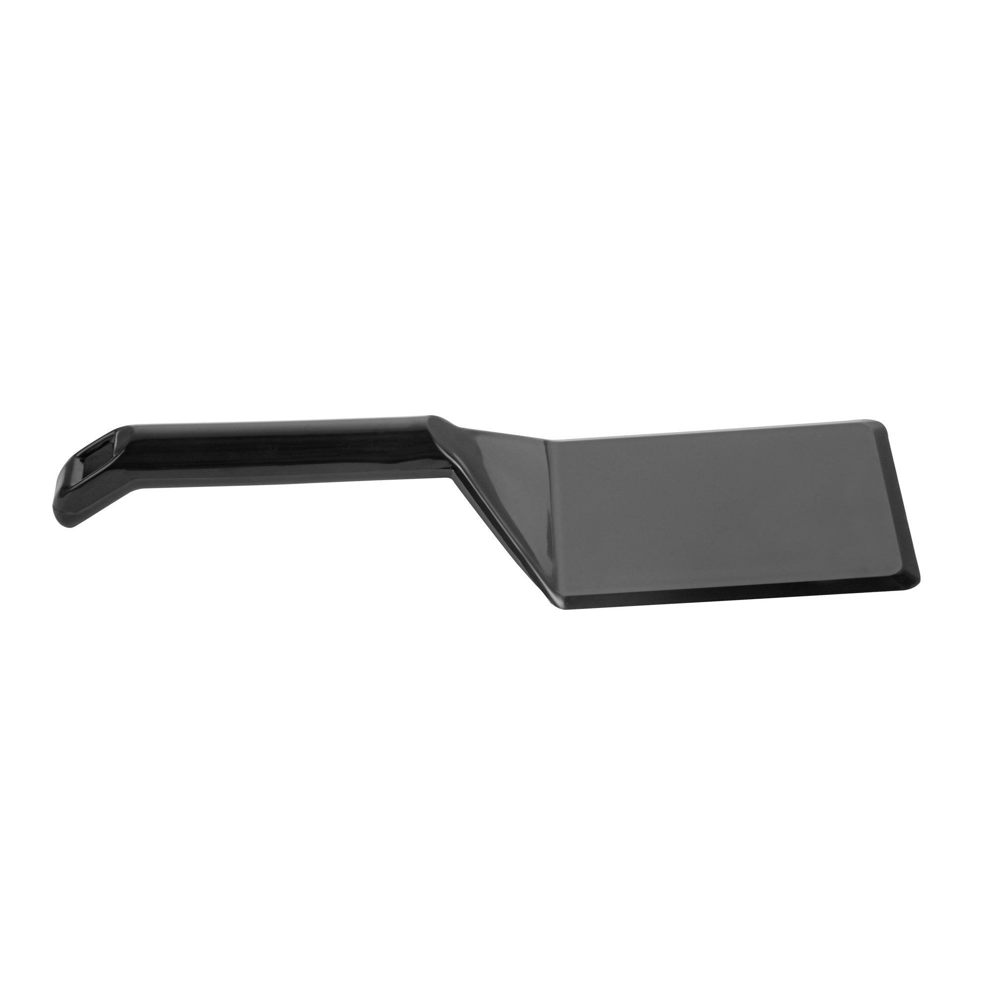 Cater Tek Black Plastic Serving Spatula - Recyclable - 10" - 100 count box