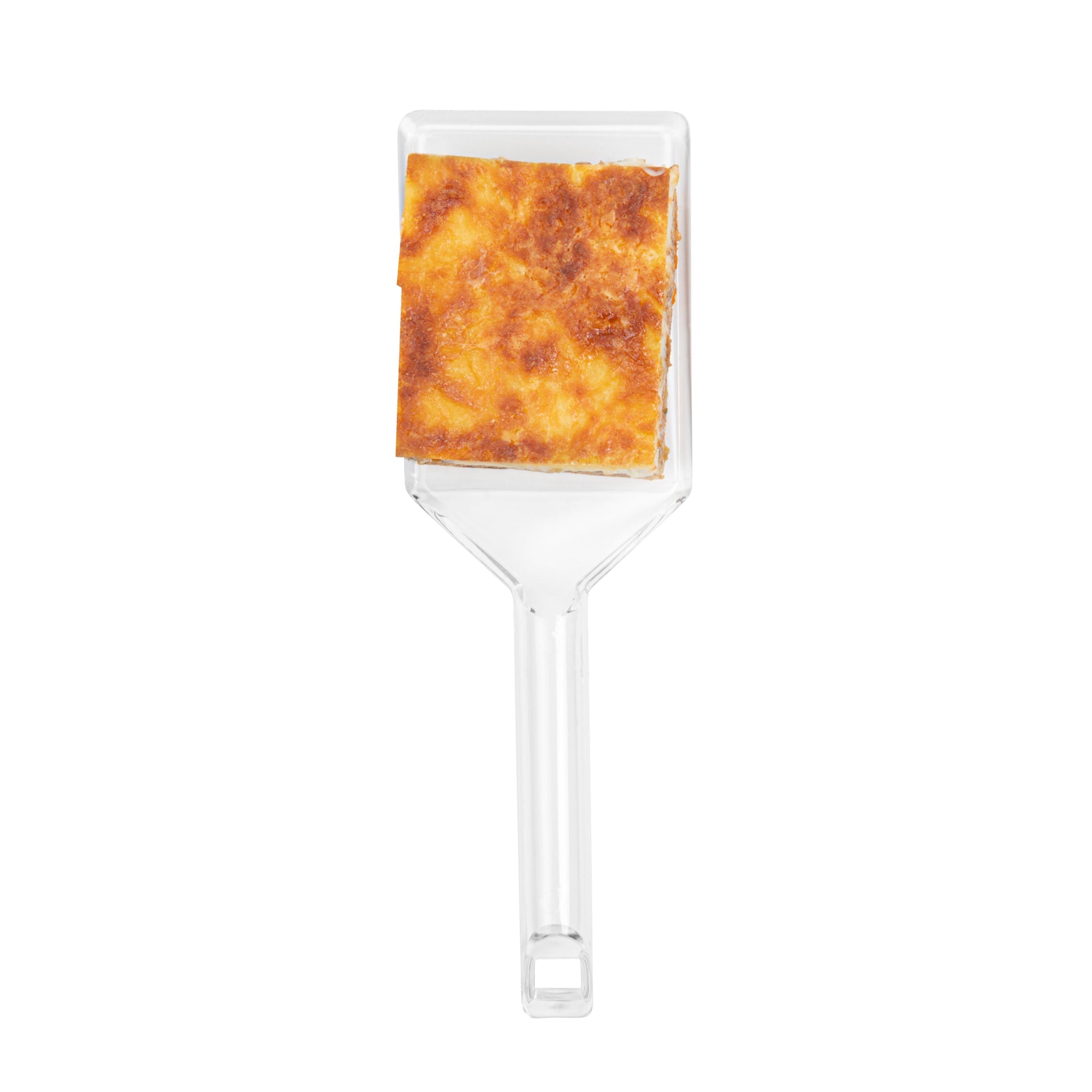 Cater Tek Clear Plastic Serving Spatula - Recyclable - 10" - 10 count box