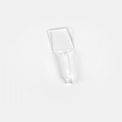 Cater Tek Clear Plastic Serving Spatula - Recyclable - 10" - 100 count box