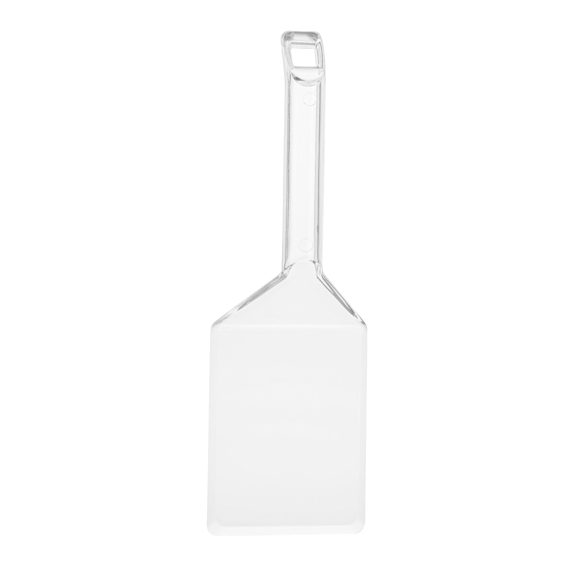 Cater Tek Clear Plastic Serving Spatula - Recyclable - 10" - 100 count box
