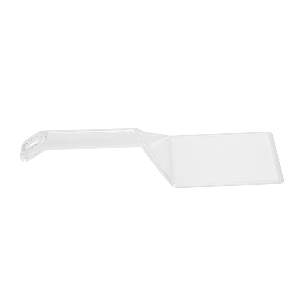 Cater Tek Clear Plastic Serving Spatula - Recyclable - 10" - 100 count box