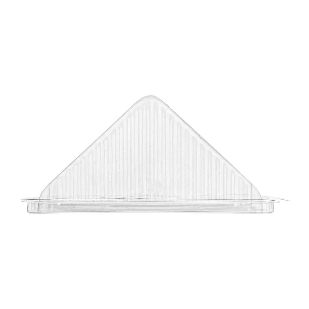 Thermo Tek 10 oz Triangle Clear Plastic Sandwich Container - with Lid - 6 1/4" x 3 1/4" x 3" - 100 count box