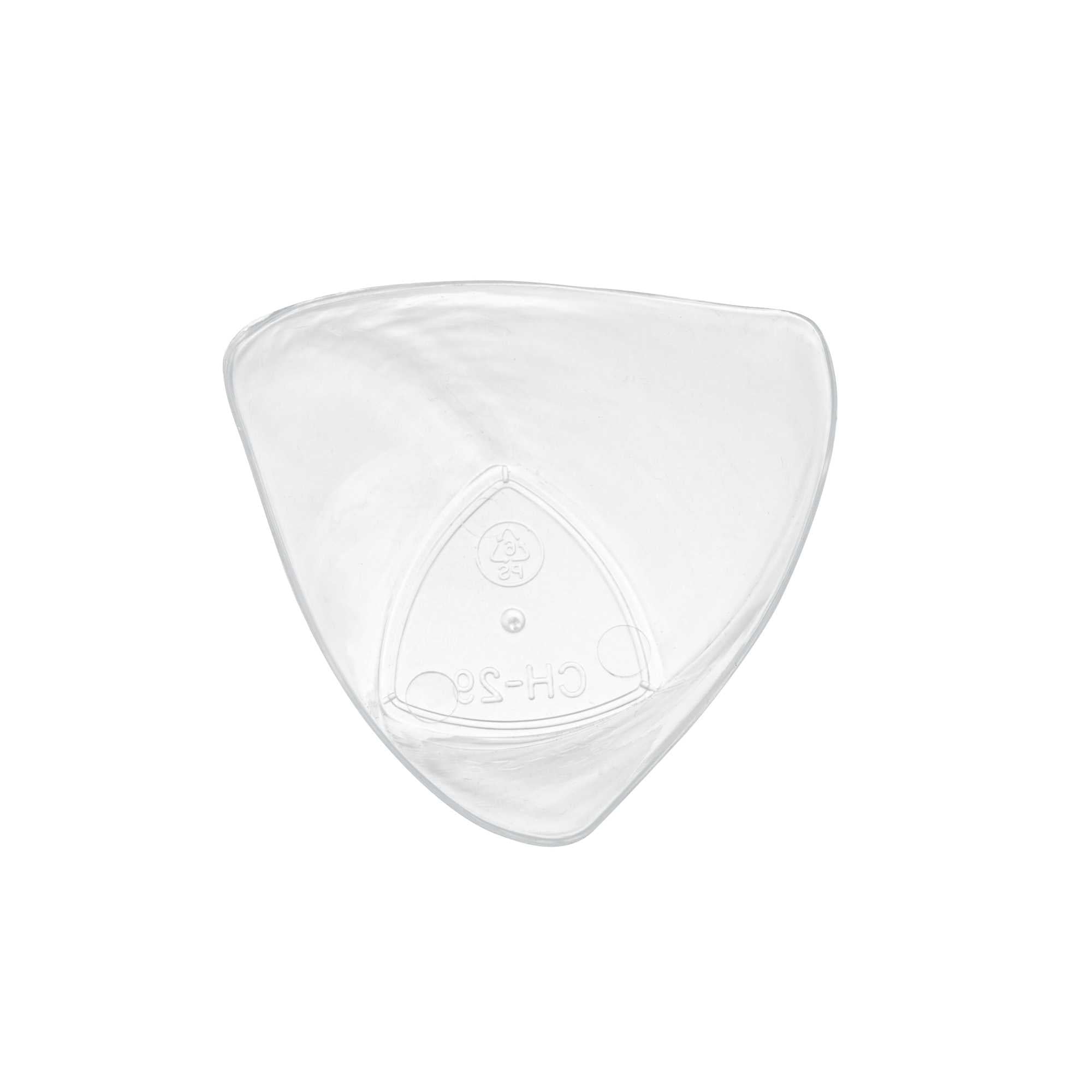 Mini Serve 4 oz Clear Plastic Mini Crescendo Cup - 3" x 3" x 2 3/4" - 20 count box