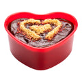 Mini Serve 5 oz Red Plastic Mini Heart Cup - 3 1/4" x 3" x 1 1/2" - 100 count box