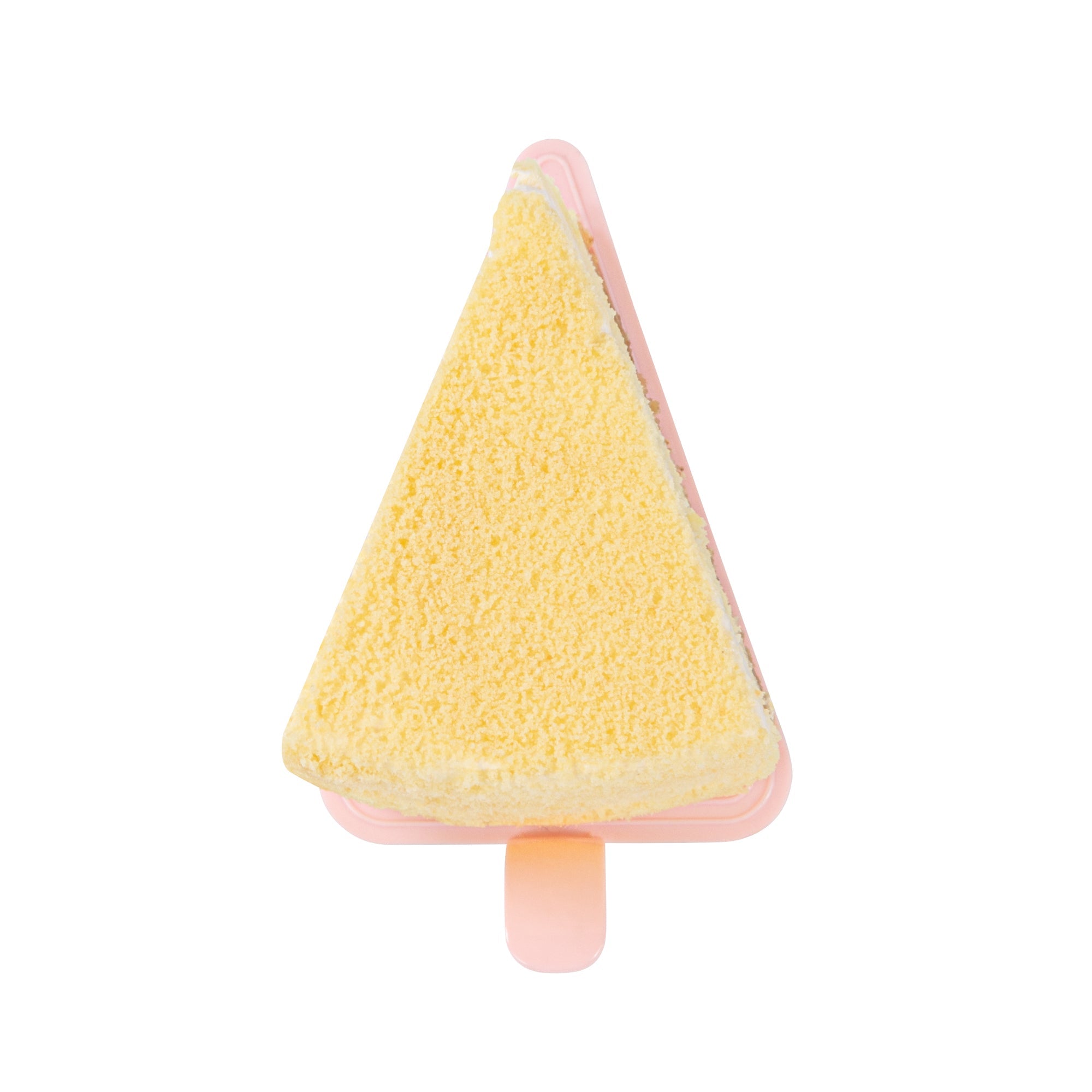 Pastry Tek Triangle Pink Plastic Cake Server - 4 1/2" x 3" - 100 count box