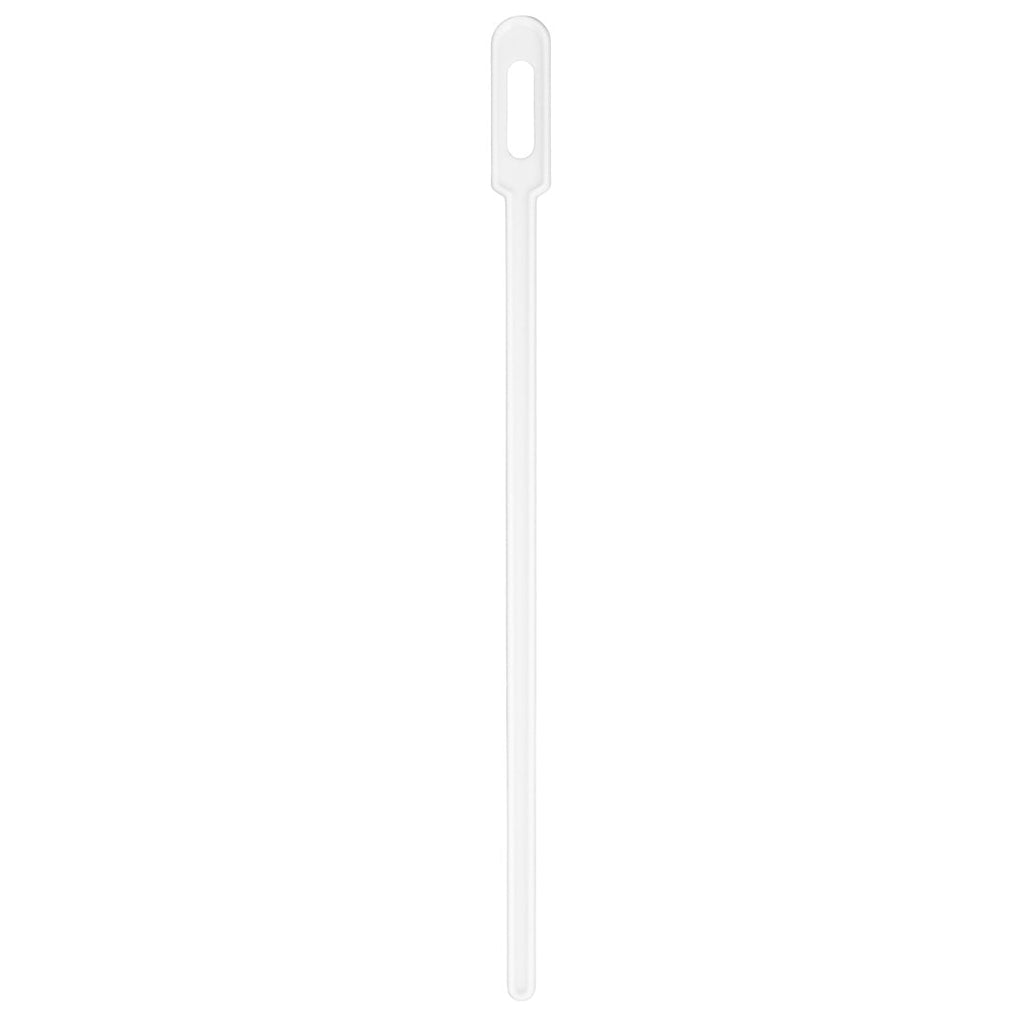Restpresso White Plastic Keyhole Coffee Stirrer - 6 1/4" - 100 count box