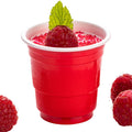Chef 101 2 oz Red Plastic Party Cup - 2" x 2" x 2" - 500 count box