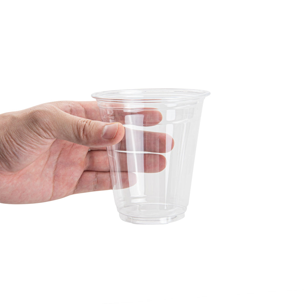 Visage 12 oz Clear Plastic Cup - 3 3/4" x 3 3/4" x 4" - 100 count box