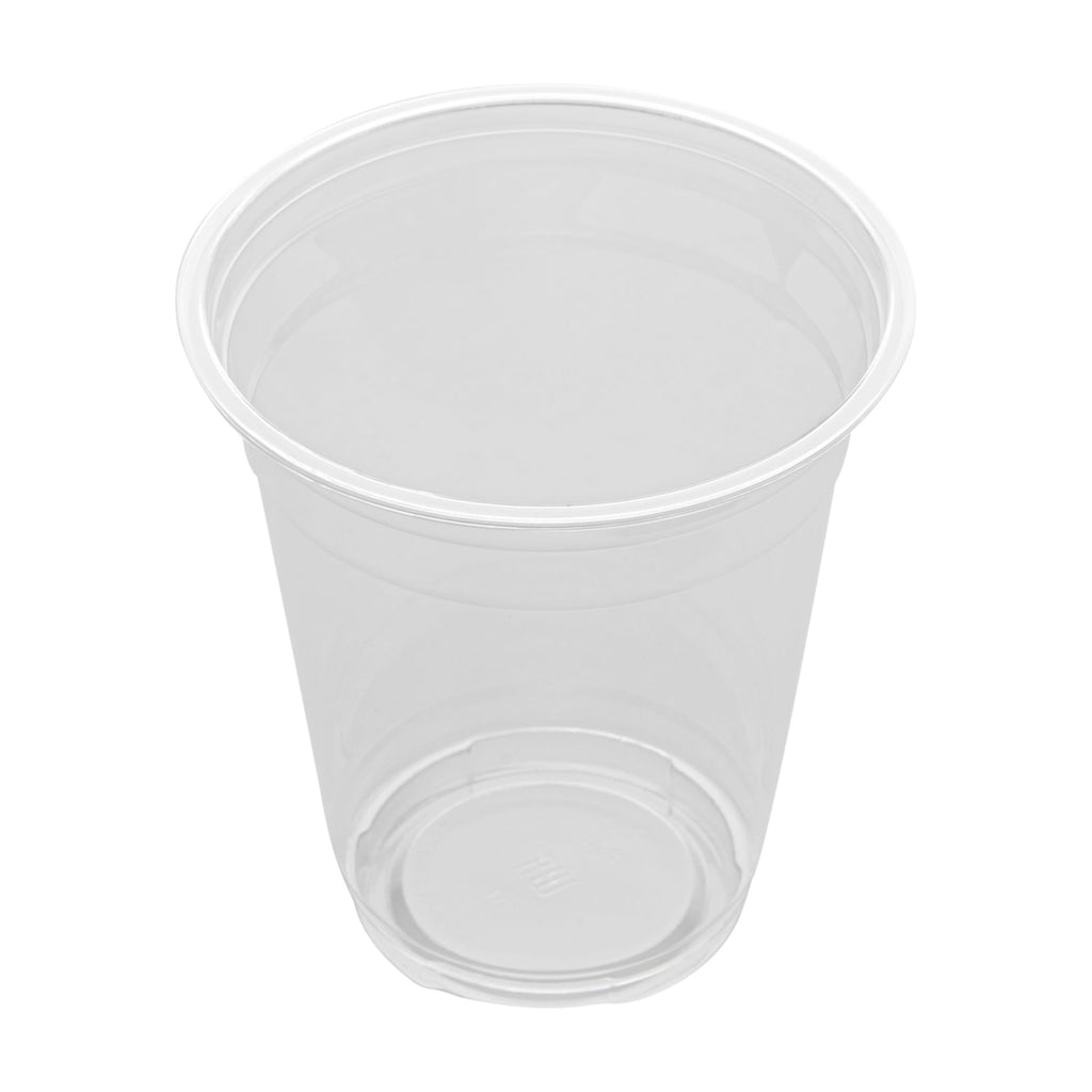 Visage 12 oz Clear Plastic Cup - 3 3/4" x 3 3/4" x 4" - 100 count box