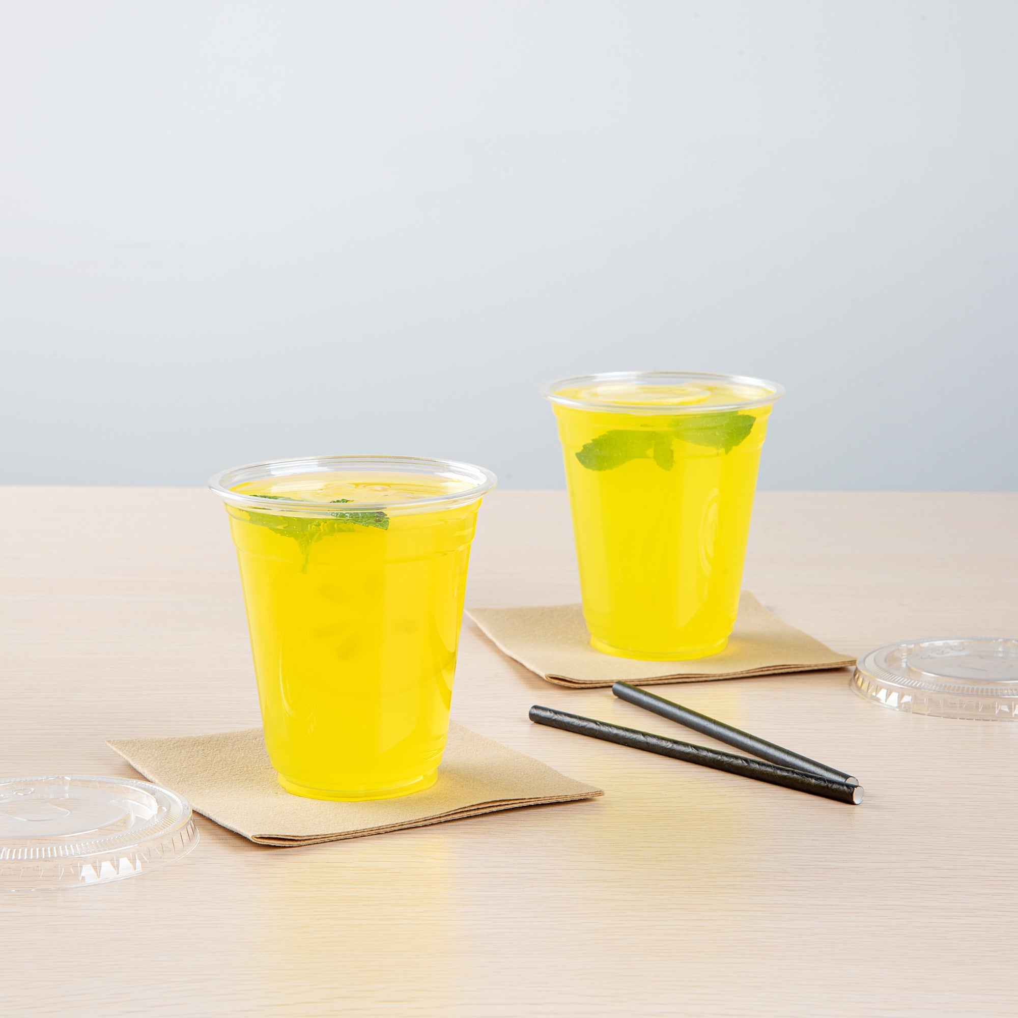 Visage 12 oz Clear Plastic Cup - 3 3/4" x 3 3/4" x 4" - 1000 count box
