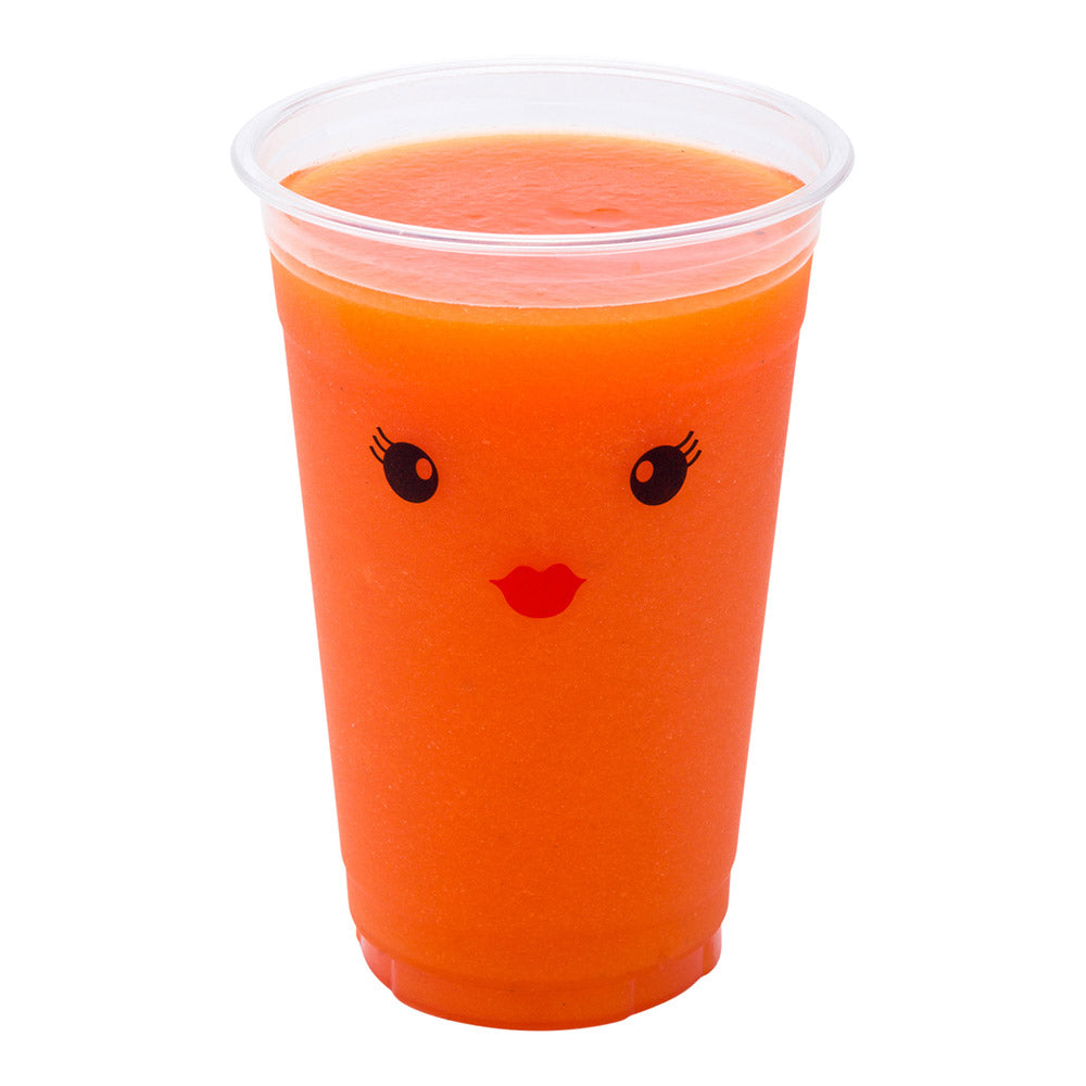 Visage 20 oz Clear Plastic Cup - Madame - 3 3/4" x 3 3/4" x 5 1/2" - 100 count box