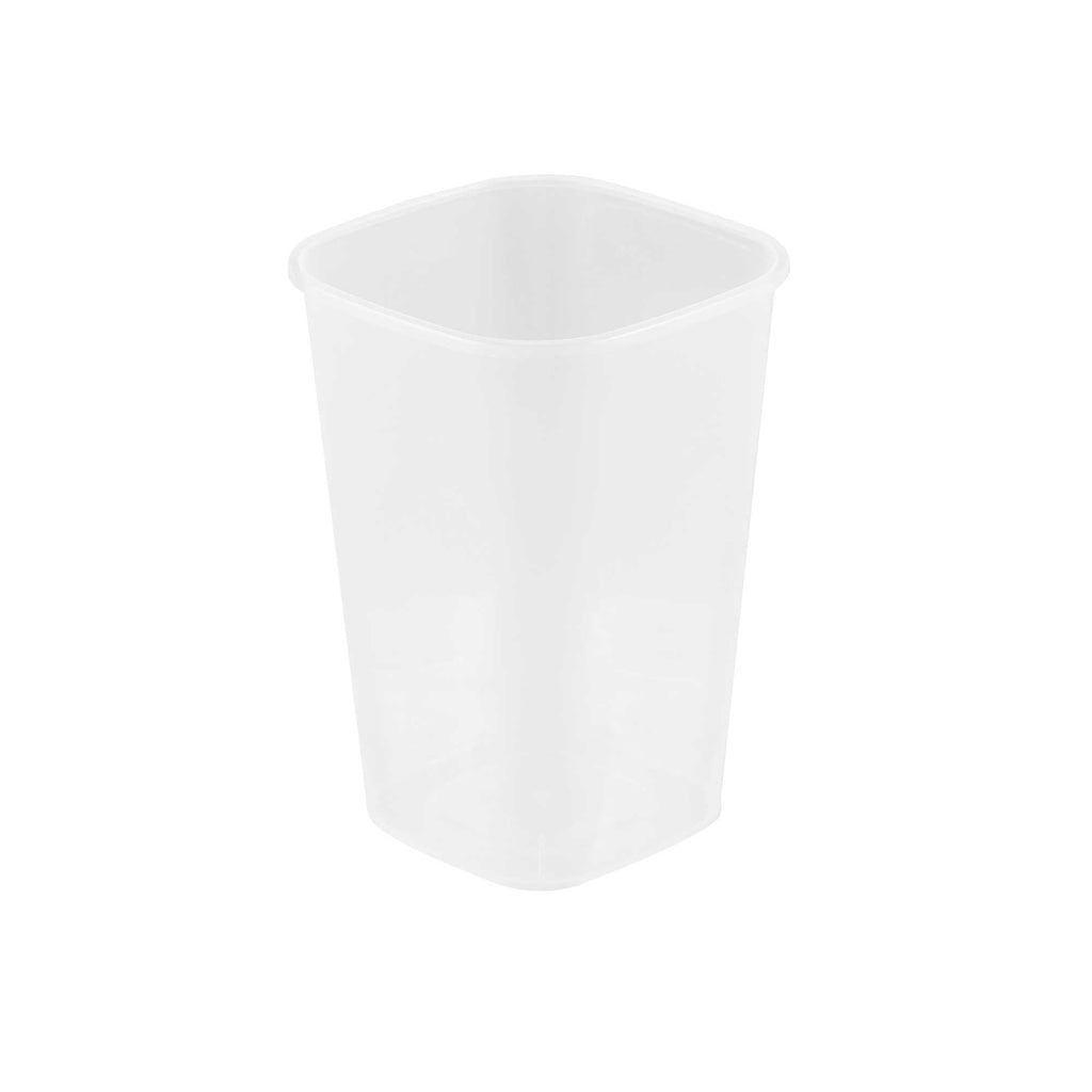 Asporto 24 oz Clear Plastic Salad To Go Cup - with Clear Lid and Fork - 2 3/4" x 2 3/4" x 5 3/4" - 100 count box