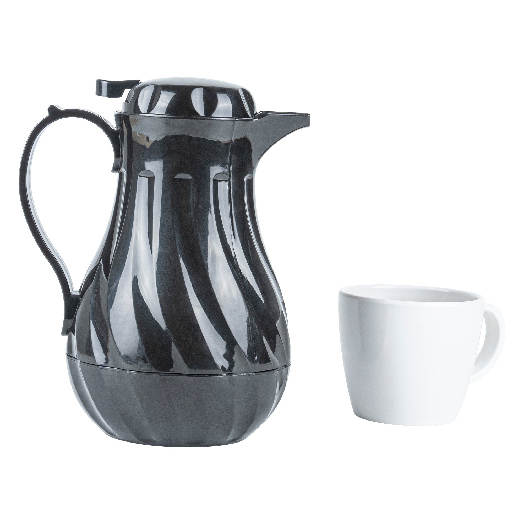 Restpresso 20 oz Black Thermal Coffee Carafe / Server - 6 1/2" x 5" x 8" - 1 count box