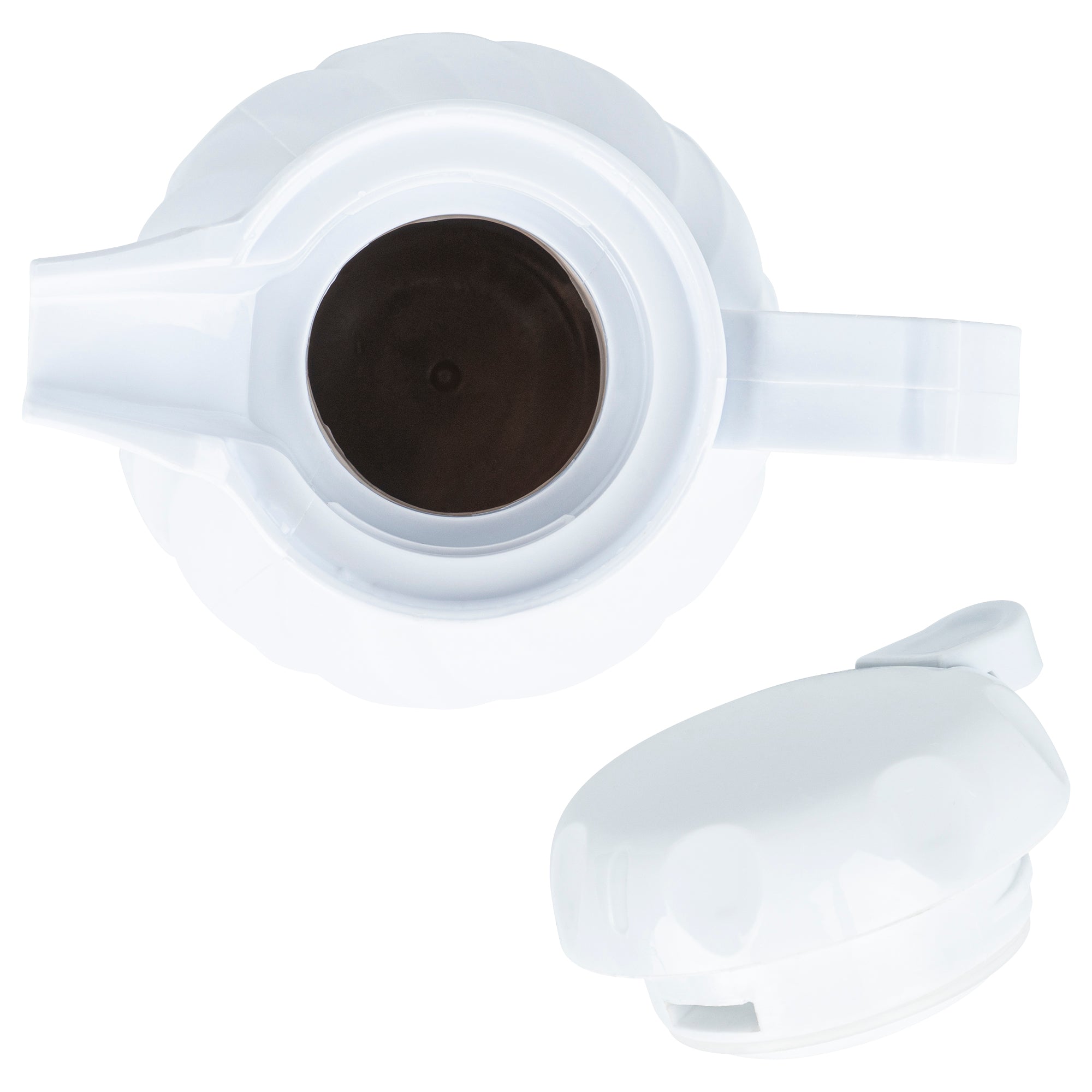 Restpresso 20 oz White Thermal Coffee Carafe / Server - 6 1/2" x 5" x 8" - 1 count box