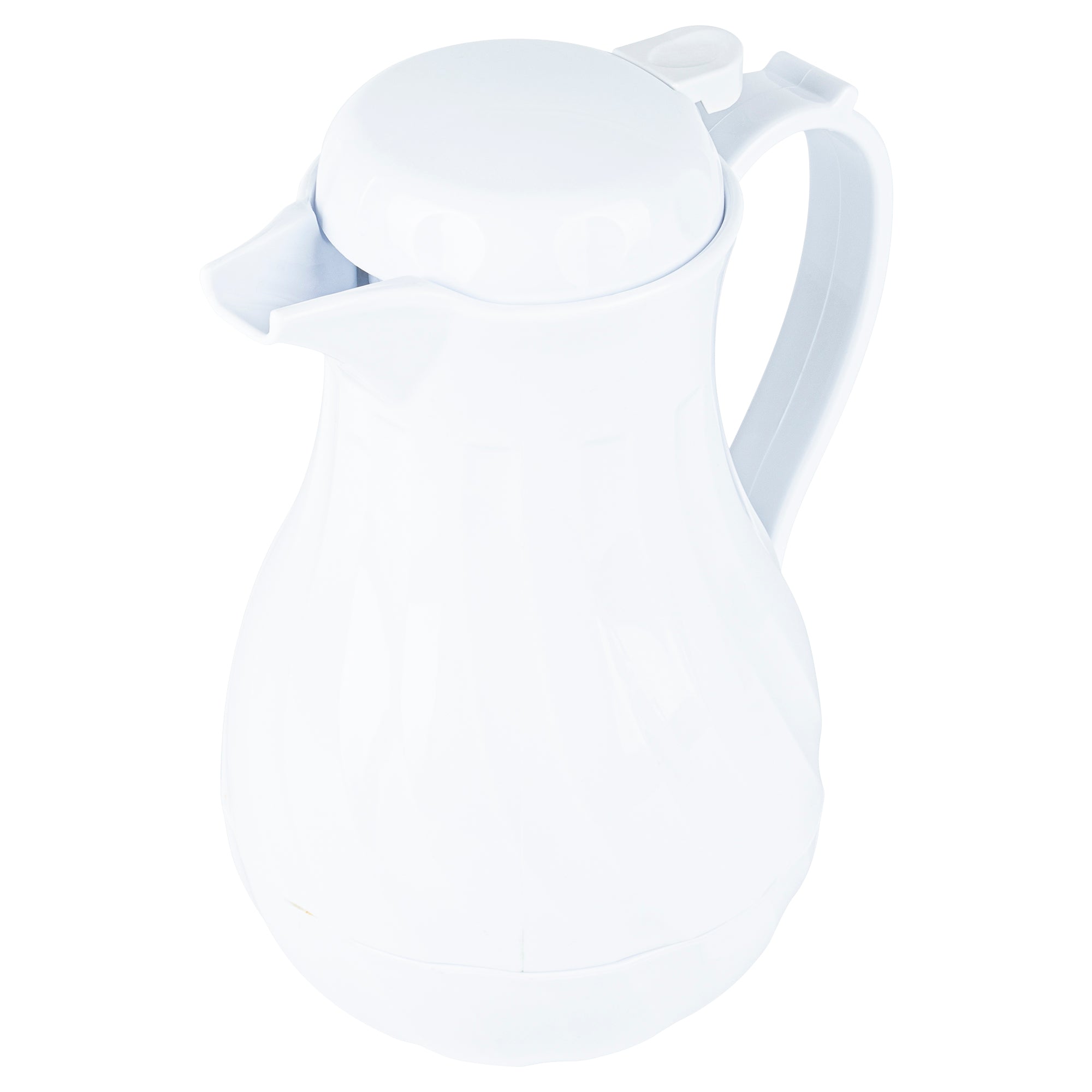 Restpresso 42 oz White Thermal Coffee Carafe / Server - 8" x 6" x 10" - 1 count box