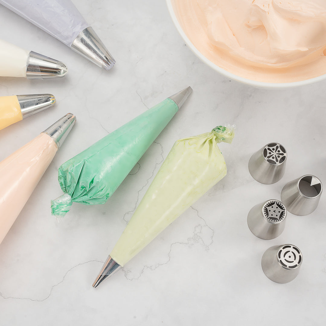 Pastry Tek Clear Plastic Easy Grip Pastry Piping Bag - Recyclable - 12 1/4" x 6" - 100 count box