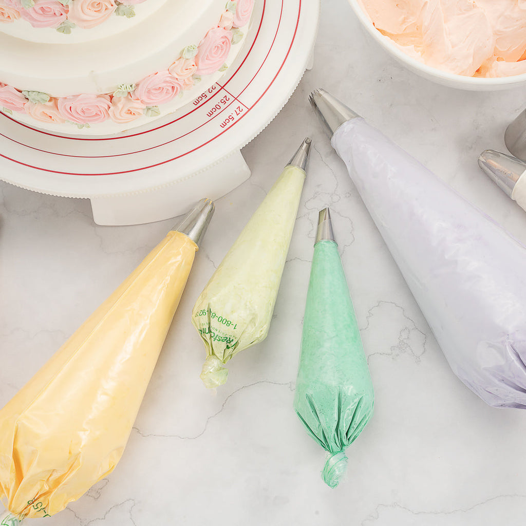 Pastry Tek Clear Plastic Easy Grip Pastry Piping Bag - Recyclable - 12 1/4" x 6" - 100 count box