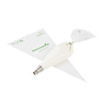 Pastry Tek Clear Plastic Pastry Piping Bag - Recyclable - 21" x 10 3/4" - 100 count box