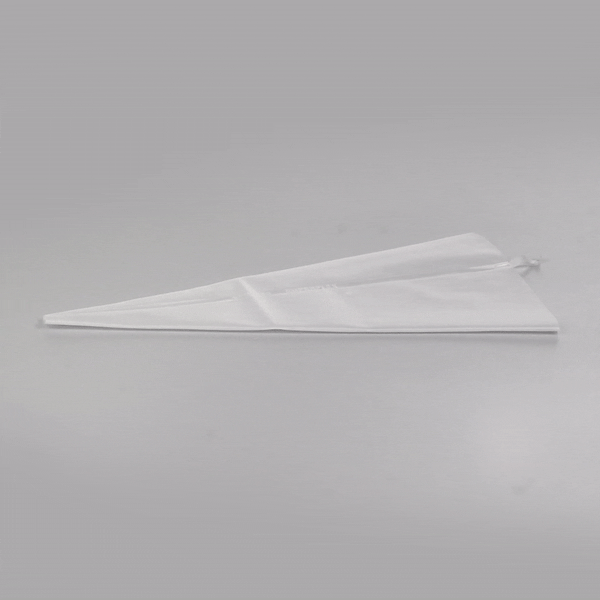 Pastry Tek White Silicone Pastry Piping Bag - 12" x 6 1/4" - 2 count box