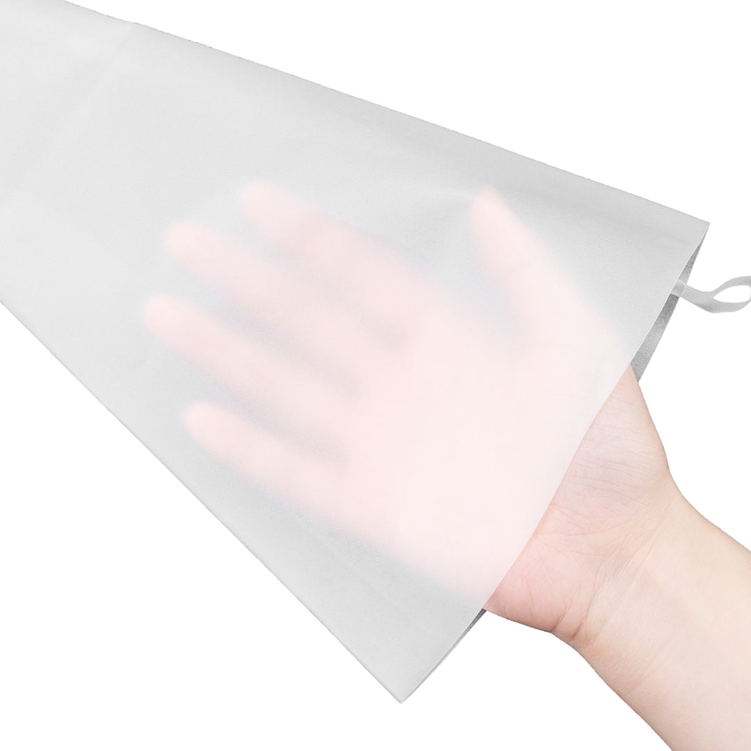 Pastry Tek White Silicone Pastry Piping Bag - 16" x 8 3/4" - 2 count box