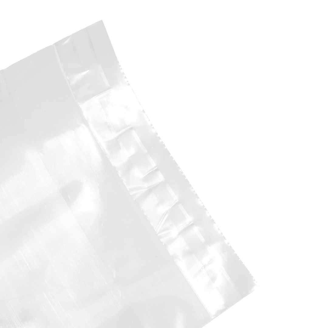 Bag Tek Clear Plastic Lip and Tape Bag - Self Sealing - 7" x 5" - 100 count box
