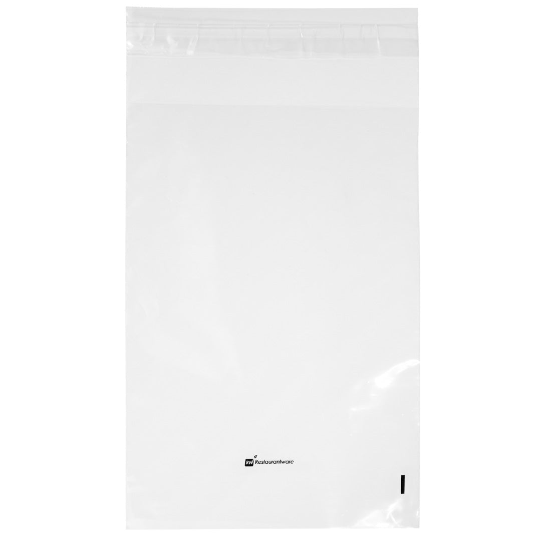 Bag Tek Clear Plastic Lip and Tape Bag - Self Sealing - 9" x 6" - 100 count box