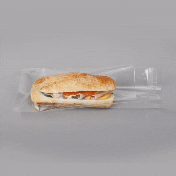 Bag Tek Clear Plastic Lip and Tape Bag - Self Sealing - 9" x 6" - 100 count box