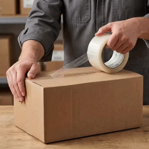 Handy Tek Clear Industrial Tape - 2 mil - 3" x 110 yds - 1 count box