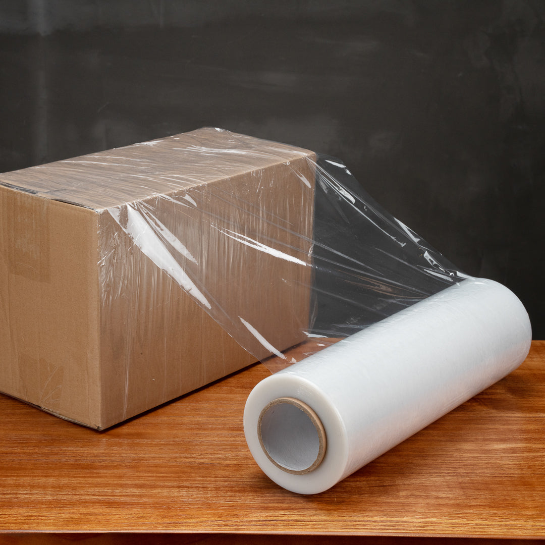 Handy Tek Clear Plastic Stretch Wrap - Heavy-Duty, 80 gauge - 20" x 6000' - 1 count box