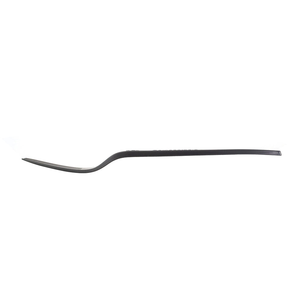 Basic Nature Black CPLA Plastic Fork - Wrapped, Heat-Resistant, Compostable - 6 1/2" - 50 count box