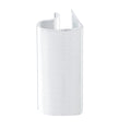 Table Tek Rectangle Clear Plastic Table Cover / Tablecloth Clip - for 3/4" to 1" Thick Tables - 2 1/2" - 10 count box