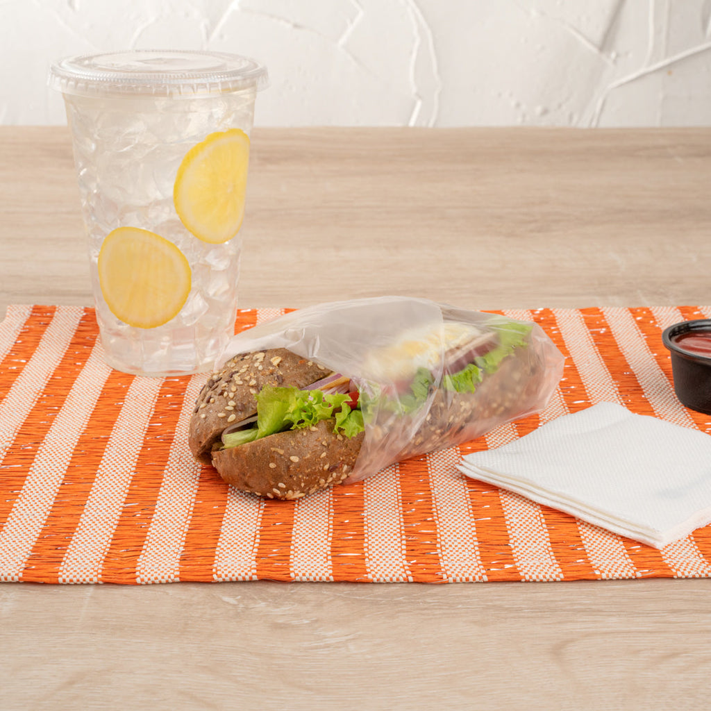 Chef 101 Plastic Interfolded Deli and Bakery Wrap - 10 3/4" x 10" - 1000 count box