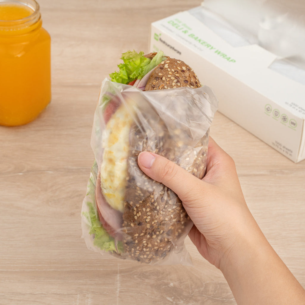 Chef 101 Plastic Interfolded Deli and Bakery Wrap - 10 3/4" x 10" - 10000 count box