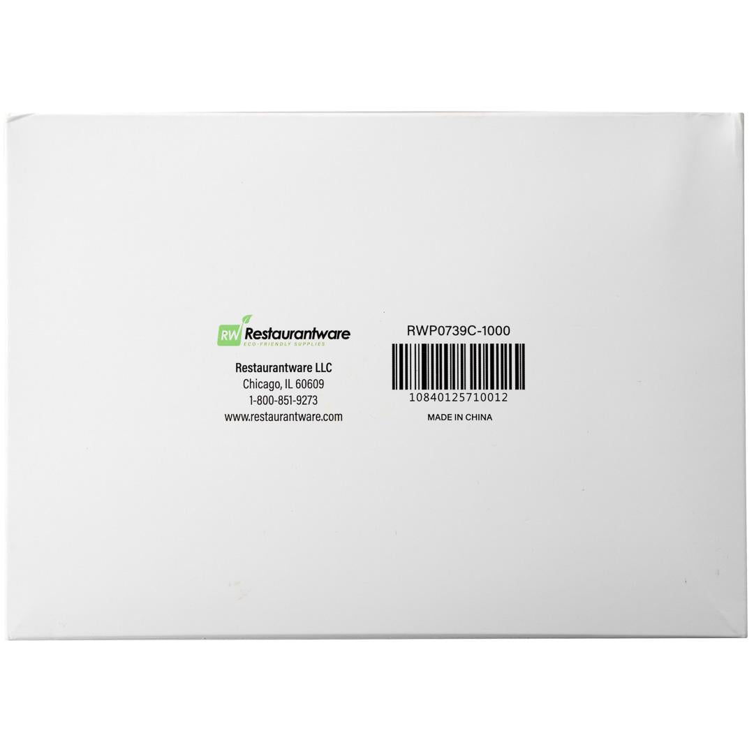 Chef 101 Rectangle Plastic Interfolded Deli and Bakery Wrap - 10 3/4" x 8" - 1000 count box